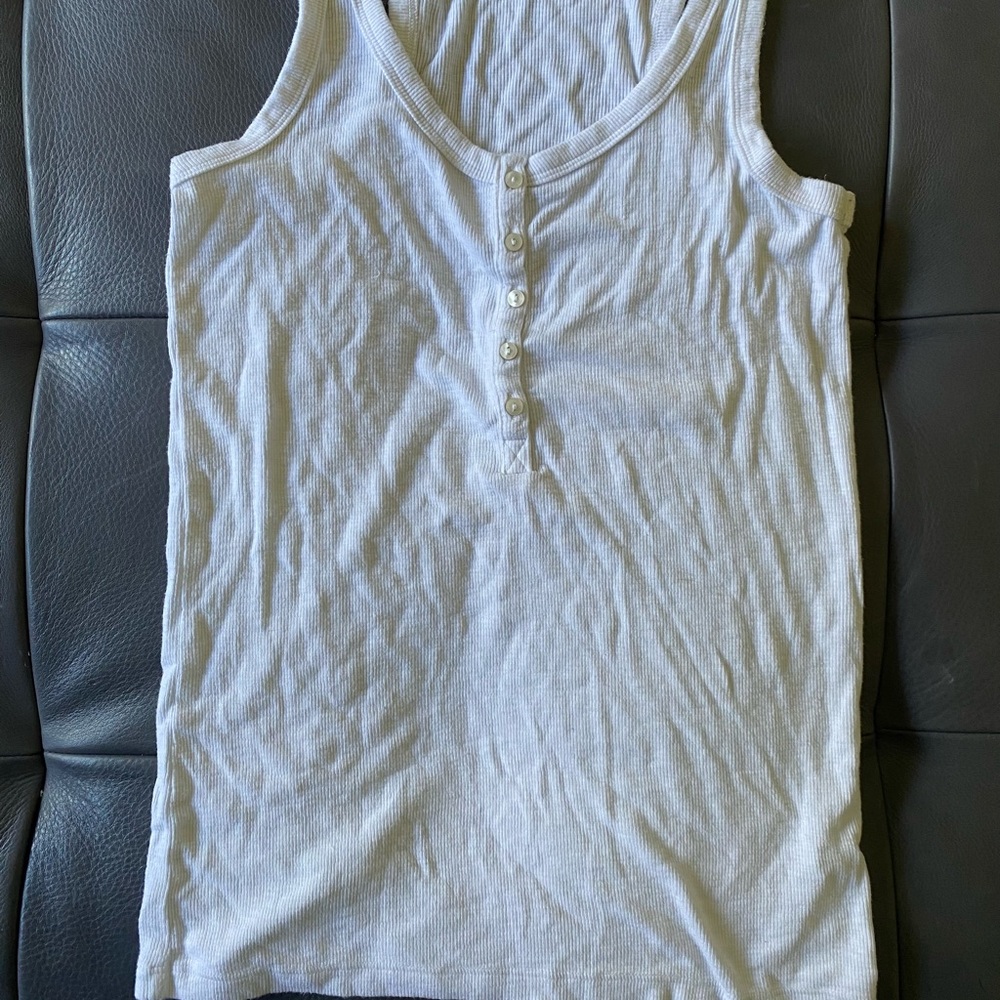 White Aerie “real soft” ribbed tank top